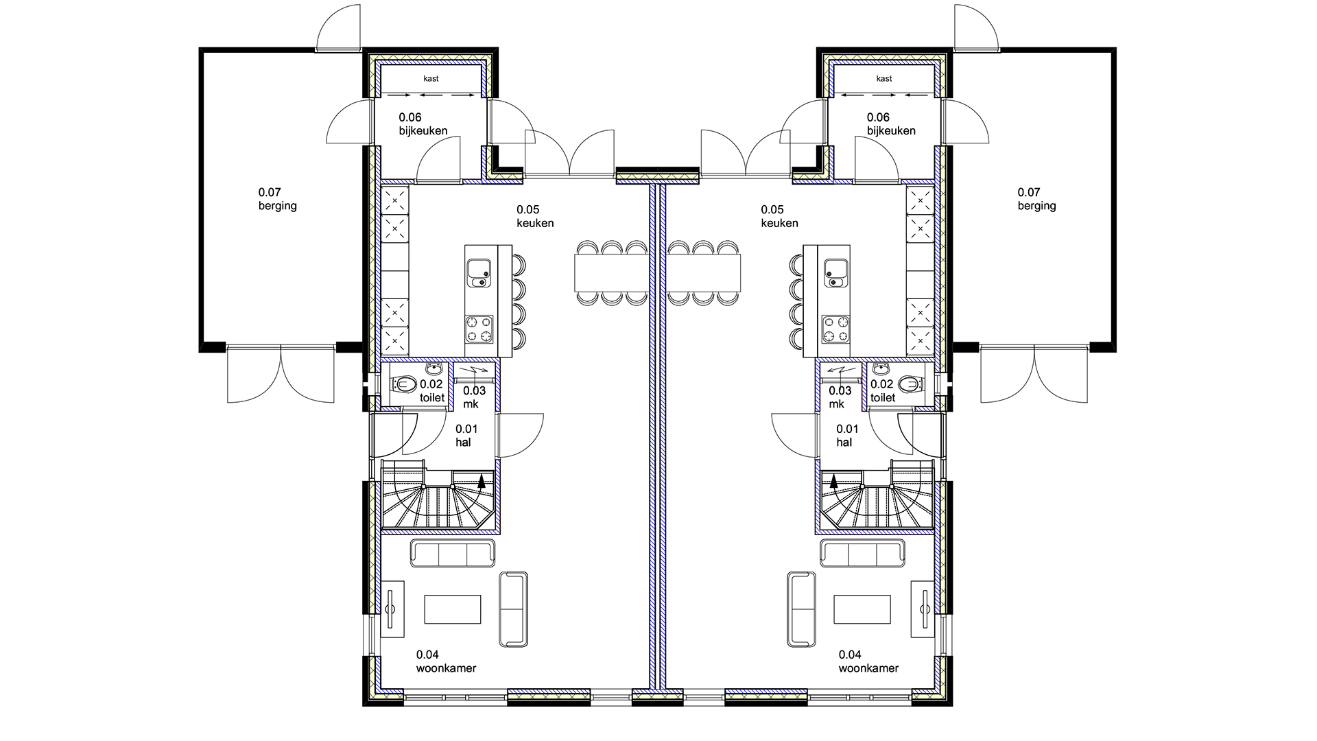 Plattegrond Begane Grond B Tam Bouwkundig Teken Adviesbureau